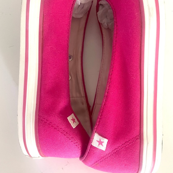 CONVERSE One Star woman’s pink canvas slip on shoes size 10 - Picture 7 of 11